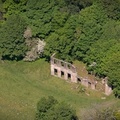 Feniscowles Hall ruins, Blackburn from the air