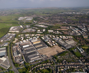 Glenfield Business Park Blackburn   from the air
