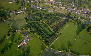 Mill House Nurseries  from the air