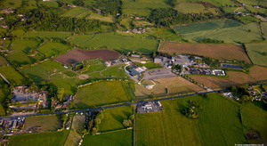 Mrs Dowsons Farm Park Hawkshaw  from the air