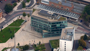 One Cathedral Square  Blackburn from the air  