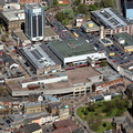 Blackburn Shopping centre from the air  