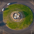 Airfix Spitfire roundabout Blackpool aerial photograph