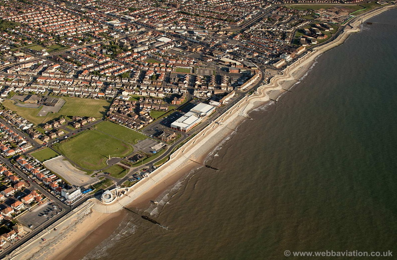 Anchorsholme Coast Protection Scheme Blackpool  aerial photograph
