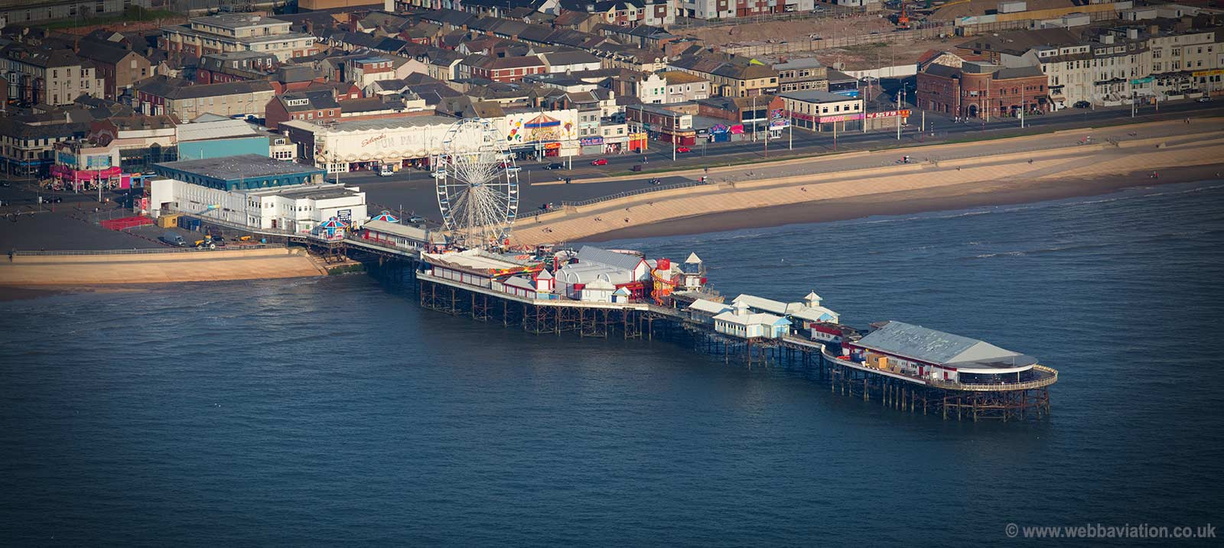Blackpool Central Pier aerial photograph