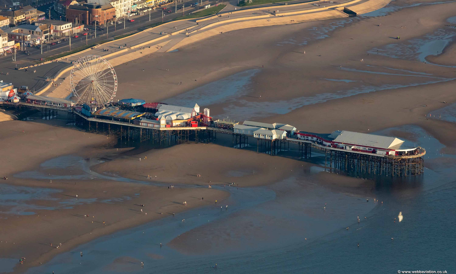Blackpool Central Pier from the air