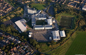 Blackpool and The Fylde College  Bispham Campus  from the air
