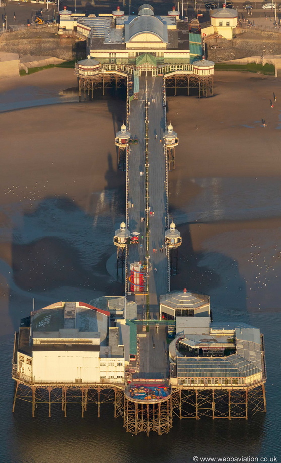 Blackpool North Pier from the air