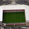 Bloomfield Road Football Stadium Blackpool home of Blackpool F.C.aerial photo