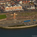 Blackpool North Shore Cabin Lift and  former boating poolaerial photograph