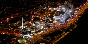 Blackpool Pleasure Beach aerial photograph