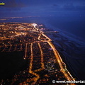 Blackpool Illuminations  UK aerial photograph