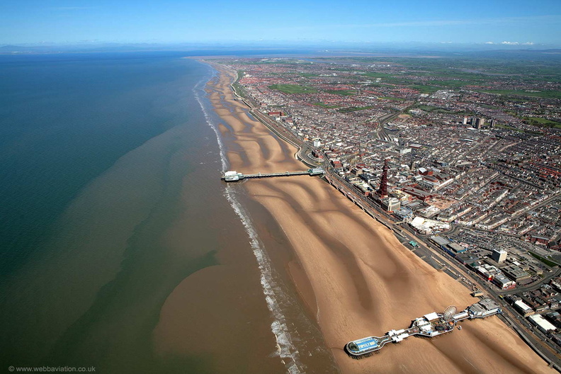 Blackpool Lancashire from the air