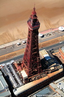 Blackpool Tower from the air