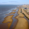 Blackpool beach  from the air