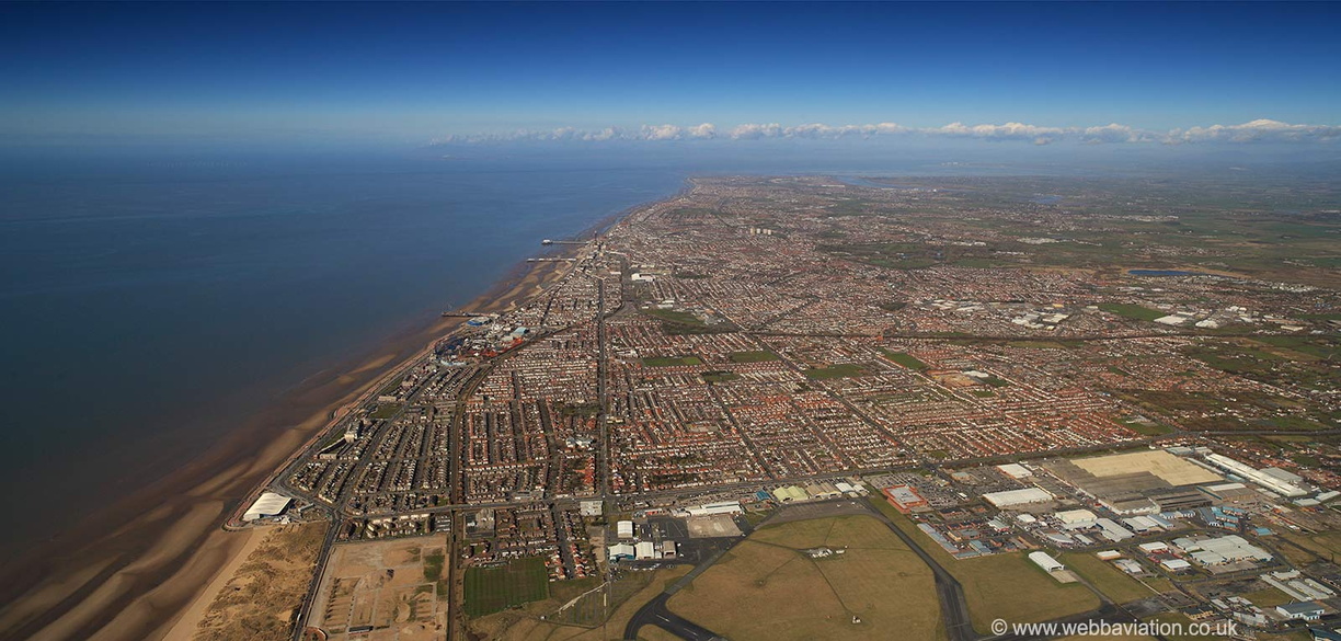 Blackpool panorama from the air