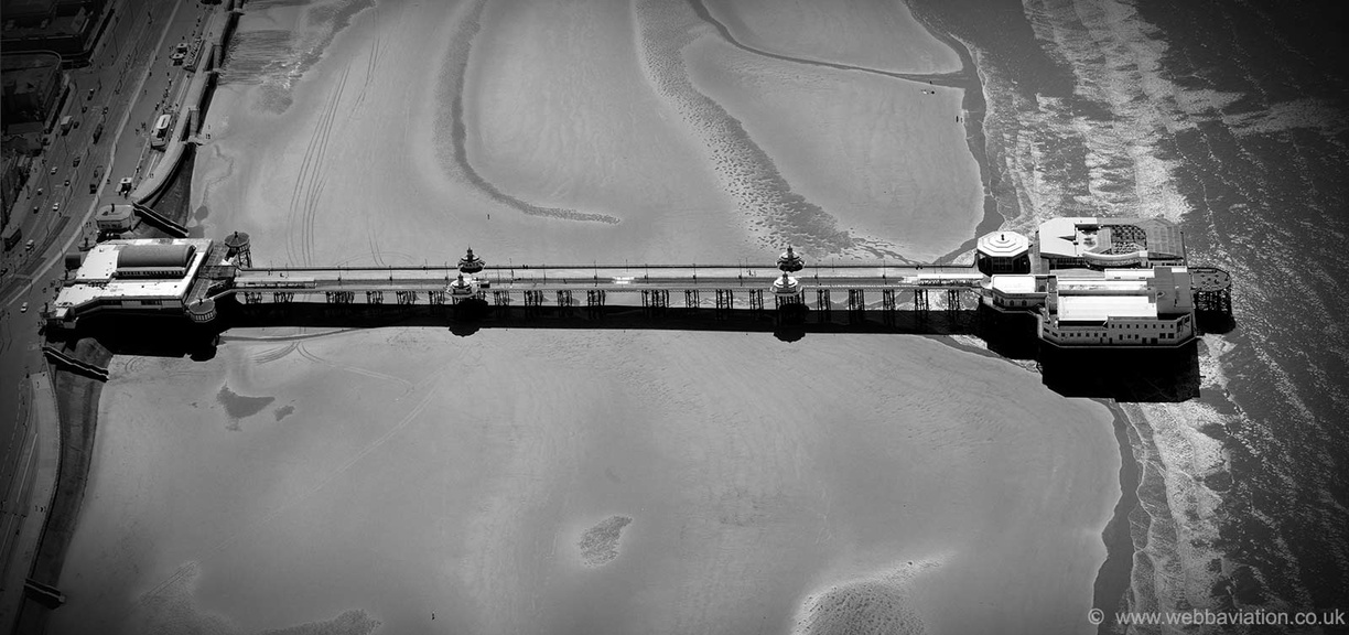 North Pier, Blackpool  from the air