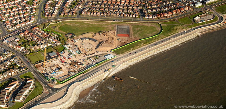 Anchorsholme Park Redevelopment Blackpool  aerial photograph