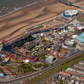 Blackpool Pleasure Beach aerial photo