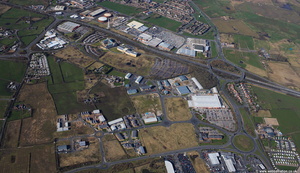 Blackpool Lancashire UK aerial photograph