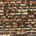 housing in Blackpool aerial photograph