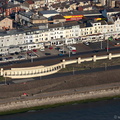sea front hotels in  Blackpool aerial photograph