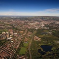 Moses Gate Country Park, Bolton from the air