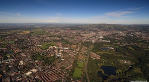 Bolton from the air