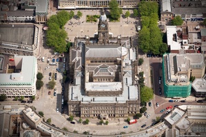 Bolton Town Hall from the air