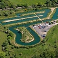Bradshaw Hall Fisheries  Bolton Lancashire from the air