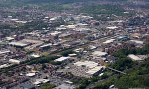 Great Lever Bolton from the air