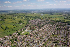Hough Fold Way Harwood  Bolton from the air