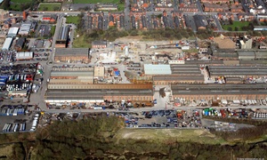 Horwich Locomotive Works from the air
