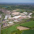 Lostock Industrial Estate, Bolton Lancashire from the air