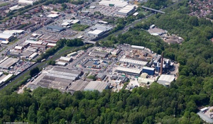 Raikes Lane Industrial Estate Bolton from the air