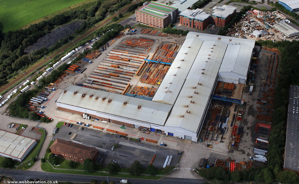 Severfield (UK) Ltd, Lostock site  from the air