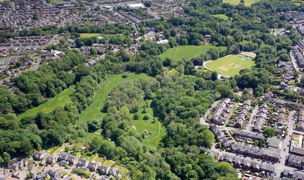 The Rigbys Park Rigby Lane Bolton from the air