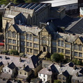 Burnley College / Technical Institute on Ormerod Road Burnley Lancashire  aerial photograph