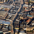 Burnley town centre aerial photograph