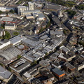 Burnley town centre  aerial photograph