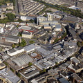 Burnley town centre  aerial photograph
