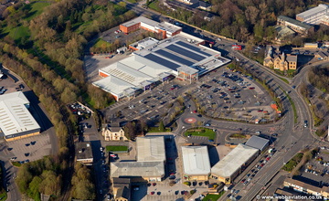 Prestige Retail Park, Active Way, Burnley  aerial photograph