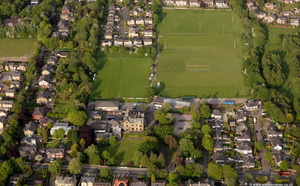 The Oaks Hotel Burnleyfrom the air