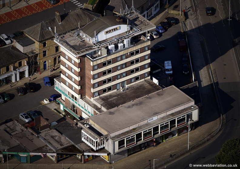 The Keirby Park Hotel, Burnley aerial photograph