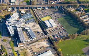 University of Central Lancashire, Burnley Campus aerial photograph