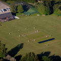 Burscough Cricket Club from the air