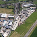 Burscough Industrial Estate from the air
