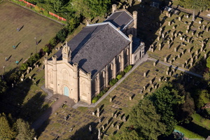 St John The Baptist Church, Burscough from the air
