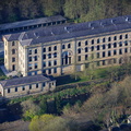 Brooksbottom Mill Summerseat  Bury  from the air