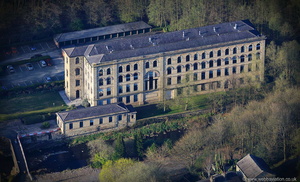Brooksbottom Mill Summerseat  Bury  from the air